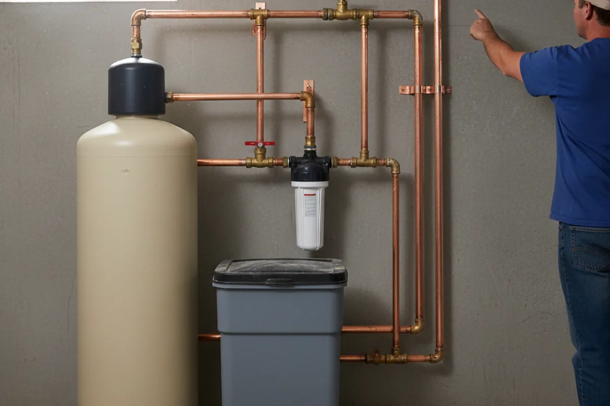 Whole-house water treatment system installed in Rosanky